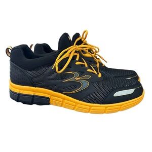 Gravity Defyer VersoShock Running Shoes Black Yellow Men’s 15 NWOB